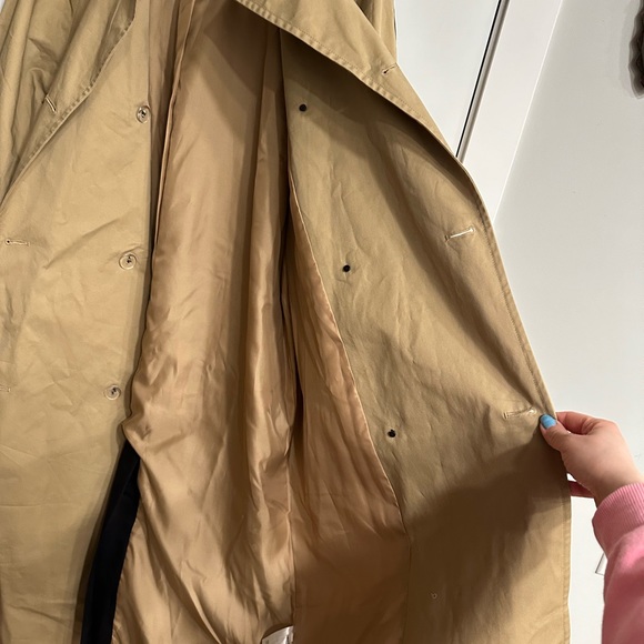 OROTON 2-COLOUR TRENCH COAT OVERSIZED - Picture 7 of 15